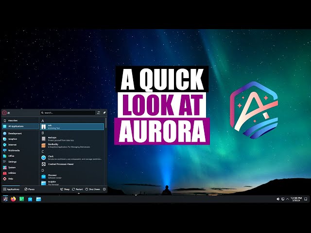 A Quick Look At Ublue Aurora (An Immutable KDE Plasma Distro)