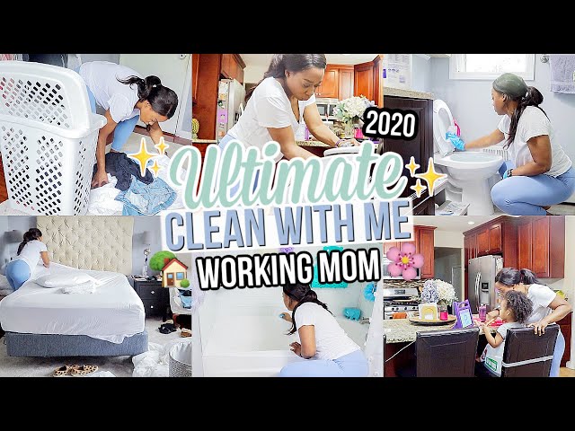 ULTIMATE CLEAN WITH ME! EXTREME SPEED CLEANING MOTIVATION | REAL LIFE HOUSE CLEANING | WORKING MOM