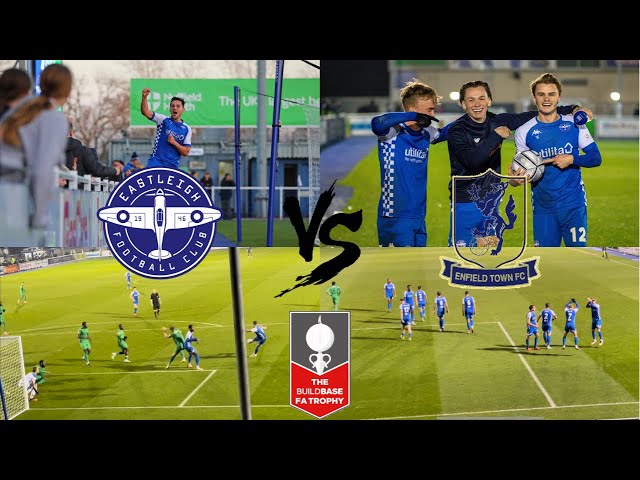 Eastleigh FC vs Enfield Town FA Trophy 5-0 Vlog | Hesketh Hattrick!!!