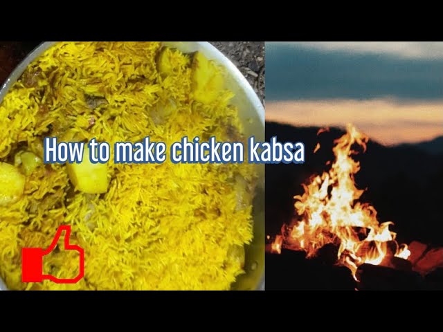 How to make Kabsa (Outdoor cooking)