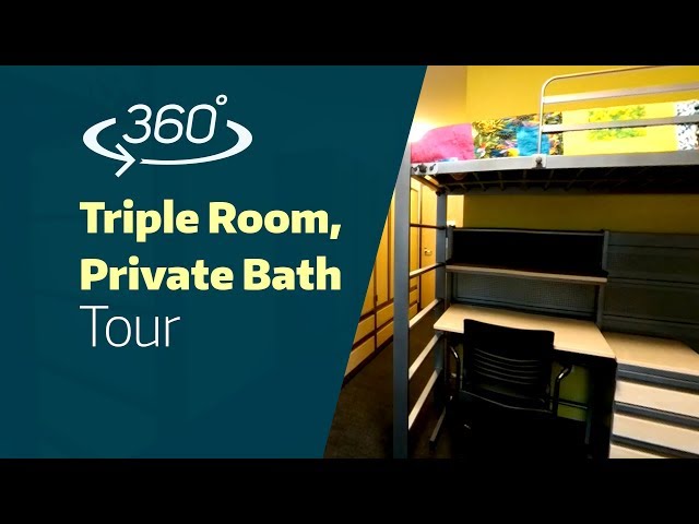 UW HFS | Triple Room, Private Bath 360° Tour