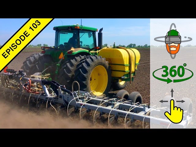 John Deere 8420 Fertilizing Rice! | 360º Tractor Video