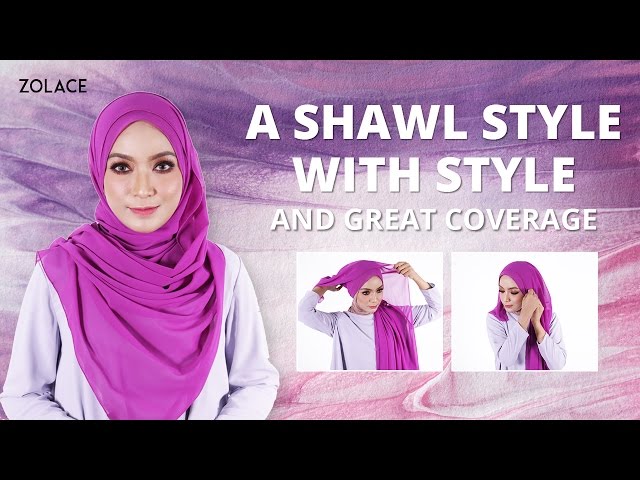 Hijab Shawl Tutorial 2017 -  How to Stay Neat, Tidy, and Covered With an Easy Shawl Style