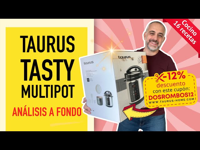 👨‍🍳 Olla programable a presión TAURUS TASTY MULTIPOT - Unboxing y análisis a fondo en 16 recetas