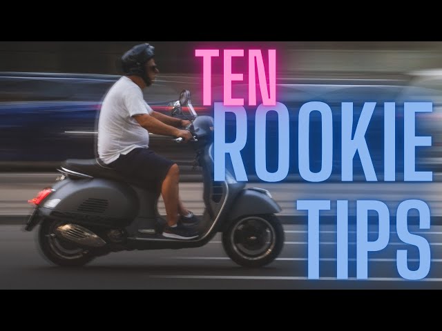 Scooter Cannonball Run - Advice For New Riders