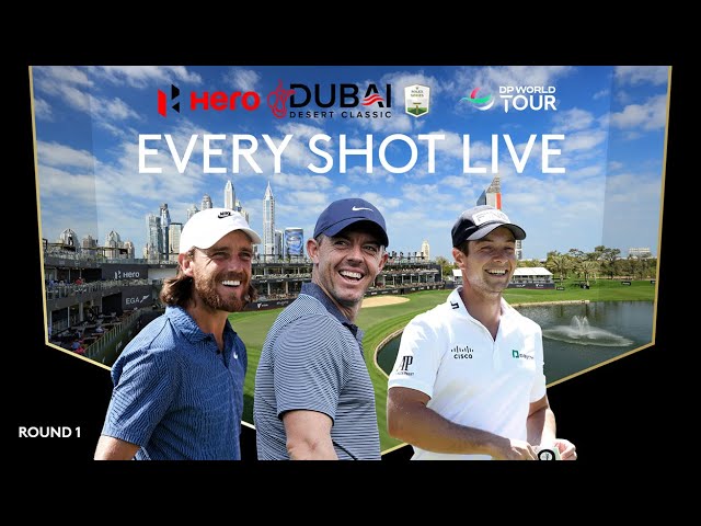 REPLAY | Rory McIlroy, Viktor Hovland, Tommy Fleetwood | 2025 Hero Dubai Desert Classic Day 1