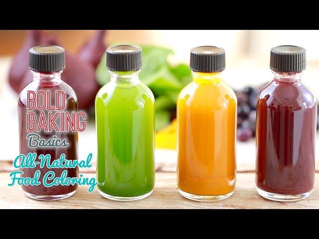 How to Make All-Natural Homemade Food Coloring - Gemma's Bold Baking Basics Ep. 1