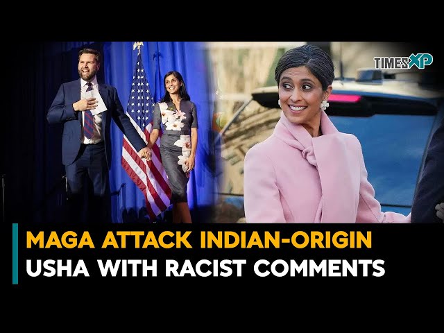 Indian Origin Usha Vance attacked by MAGA with Racist Comments