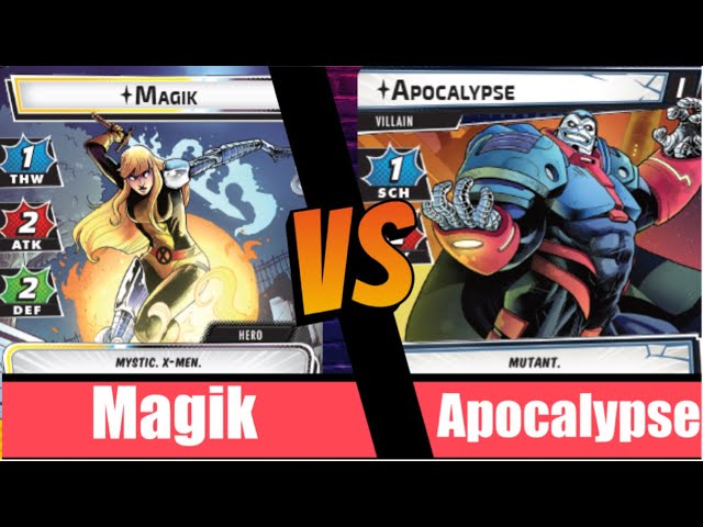 Marvel Champions | Magik | Vs Apocalypse | X-Men | X-Force | Age of Apocalypse | PreCon | Aggression