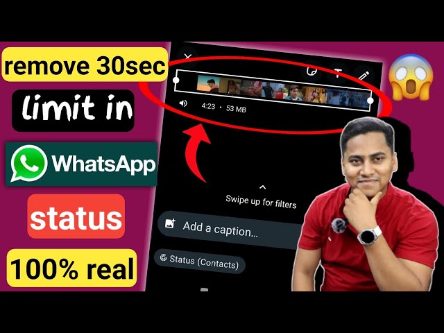 whatsapp status par long video kaise send kare | Whatsapp status me lamba video kaise lagaye