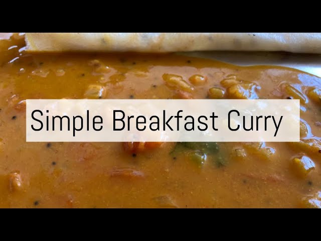 Simple Breakfast Curry