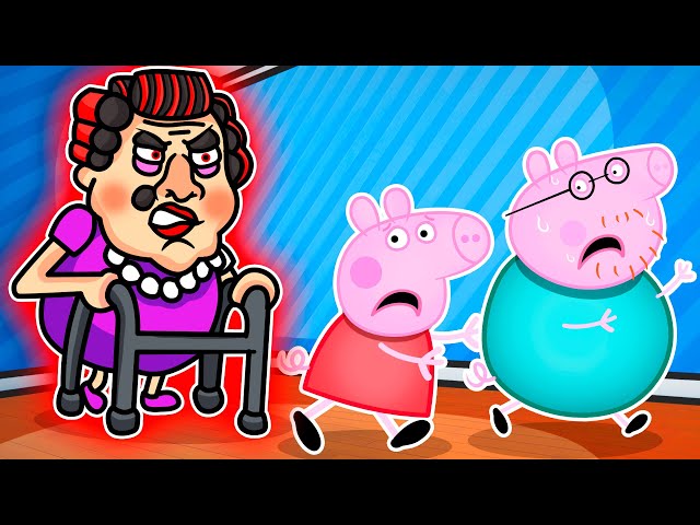 Peppa & Daddy Pig ESCAPE EVIL GRANDMA in Roblox