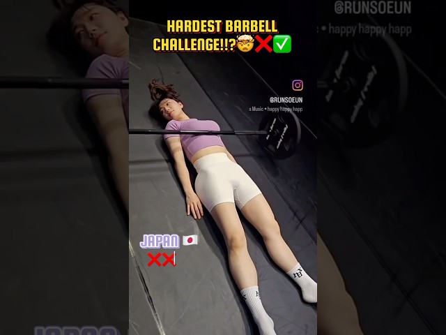 THE HARDEST BARBELL CHALLENGE!!?🤯💀 #shortsfeed #shorts #gym #fitness #bodybuilding