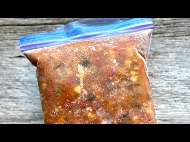 Chicken tortilla SOUP STARTER preserving/freezer recipe