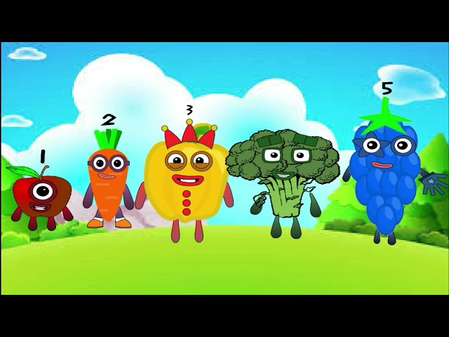 @Numberblocks Numberblocks intro with vegetable