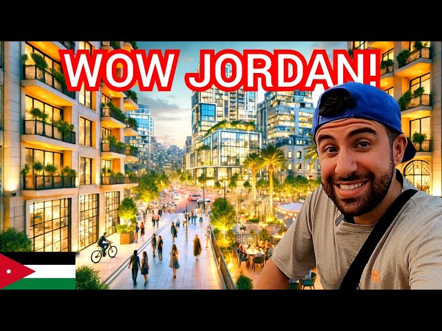 AMERICAN AMAZED IN JORDAN! 🇯🇴 Amman New Downtown 😮