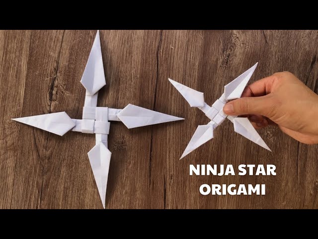 Ninja Star Origami Tutorial | How To Make a Shuriken for beginner