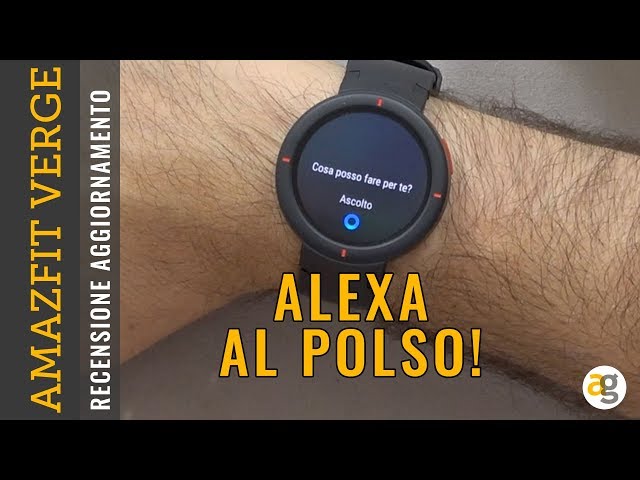 Review AMAZFIT VERGE with ALEXA