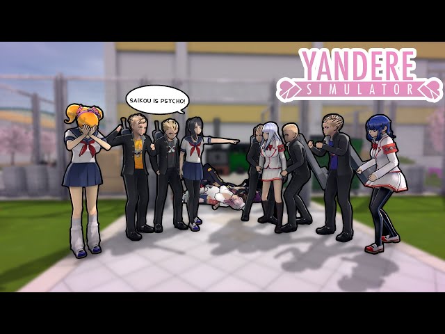 EliminationConcept (Playing Victim Method) Slandered Megami Saikou as a Psycho | Yandere Simulator