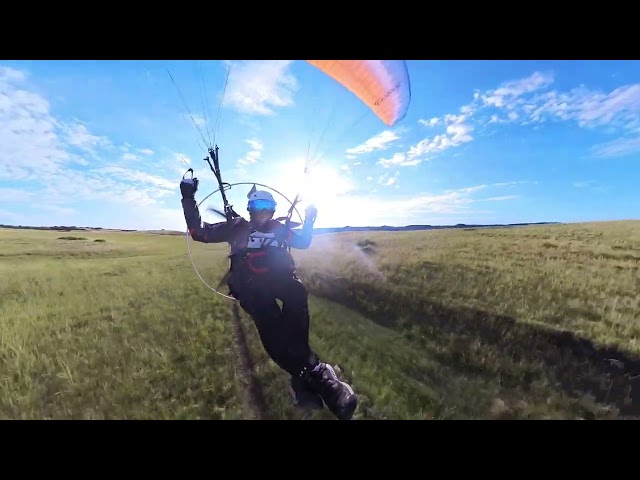 Paramotor Nirvana Instinct flight to perry park Colorado