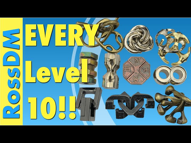 SOLVING EVERY LEVEL 10 HANAYAMA PUZZLE!