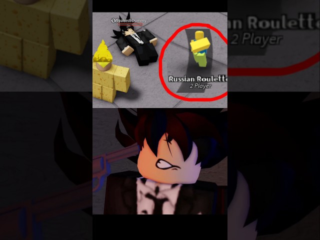 Russian Roulette in TSB 😱 #roblox #tsb #shorts