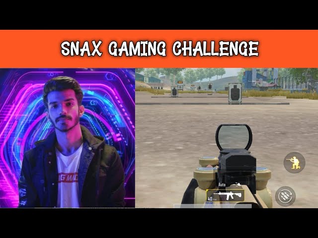 @Snax Gaming CHALLENGE TRAINING GROUND | WHITE SNAX VOICE PACK BGMI PART 1