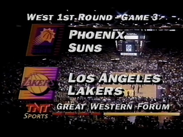 NBA On TNT - Suns @ Lakers 1993 Playoffs R1 Game 3