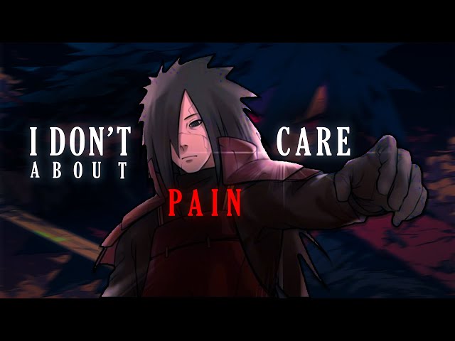 Madara Uchiha Motivational Speech on Embracing Pain