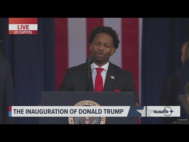 Rev. Lorenzo Sewell delivers benediction at Trump's inauguration