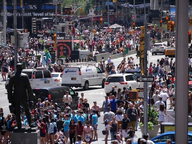 4K 360° New York City - Times Square to 5th Avenue, Flatiron District via Broadway