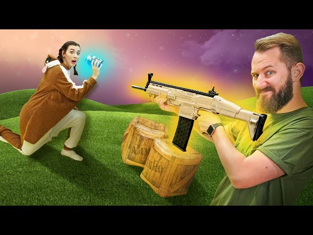 NERF Fortnite Battle Royale Challenge!