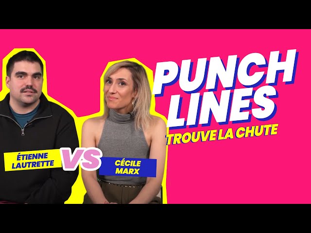 Etienne Lautrette VS Cécile Marx : qui devinera la chute de ces punchlines mythiques ?