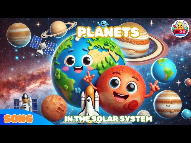 Planet Song | Solar System 4K | Sing Along | Nursery Rhymes and Songs for Kids