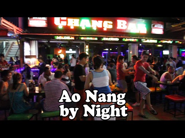 Ao Nang Nightlife: Ao Nang Krabi Thailand by Night. Restaurants, Bars, Shopping & Street Food