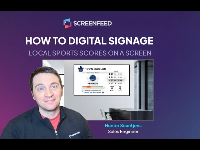 Get Local Sports Scores on your Screen