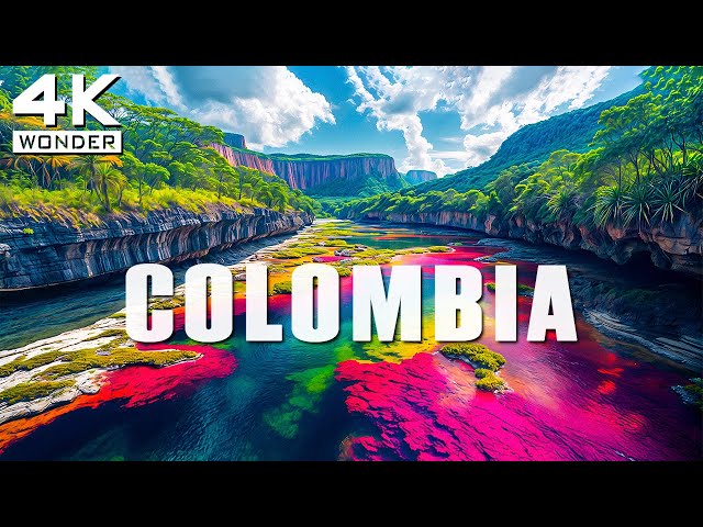 WONDERS OF COLOMBIA | Colors, Culture, and Nature Combined with Relaxing Music [4K Ultra HD]