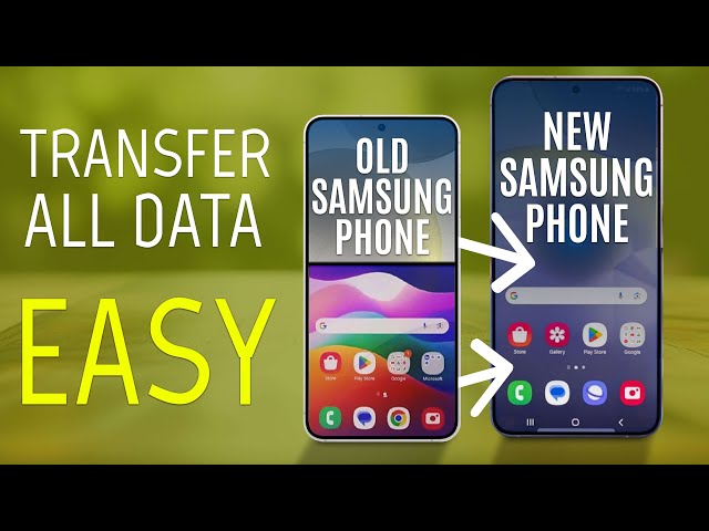 BEST way to Transfer Data from OLD Samsung to NEW Samsung phone Easy