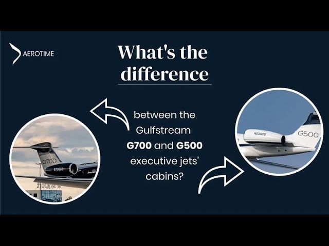 How well do you know the Gulfstream G700 and G500 executive jets  Video tour