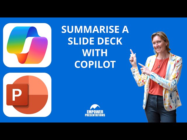 How to Summarise a Presentation with Copilot in PowerPoint