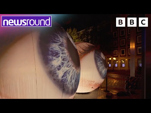 Giant Eyes, Lightsaber-Wielding Robot Conductor and Futuristic Wonders!!! | Strange News | Newsround