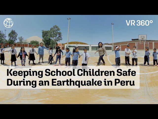 Keeping School Children Safe During an Earthquake in Peru | VR 360°