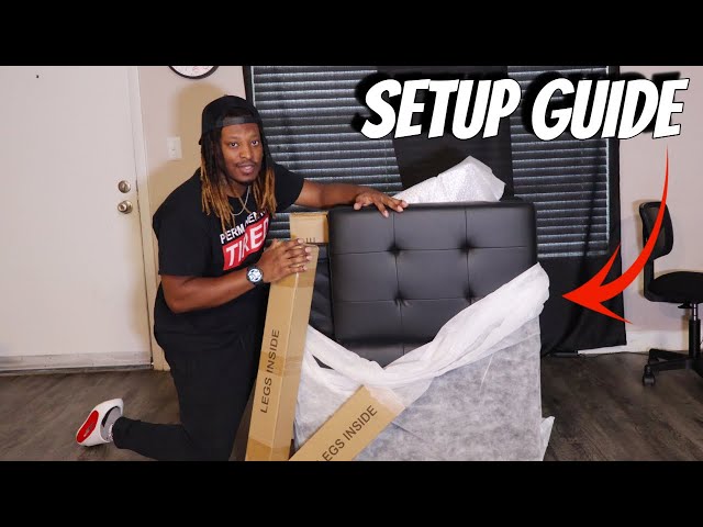 Flamaker Futon Sofa Bed Assembly - Step By Step Setup Guide