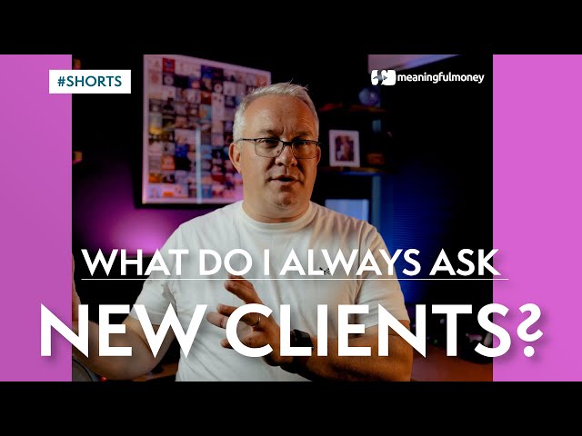 What do I always ask NEW CLIENTS? | #shorts