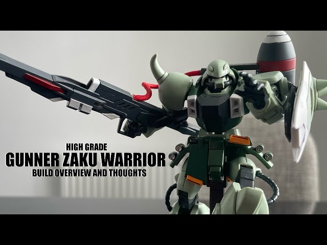 The Y2K Zaku - Bandai 1/144 High Grade Gunner Zaku Warrior - Build Overview and Thoughts