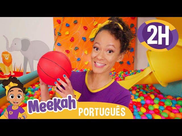 Meekah Pula com Bolas Saltitonas! | MARATONA DA MEEKAH! | Vídeos Educativos em Português