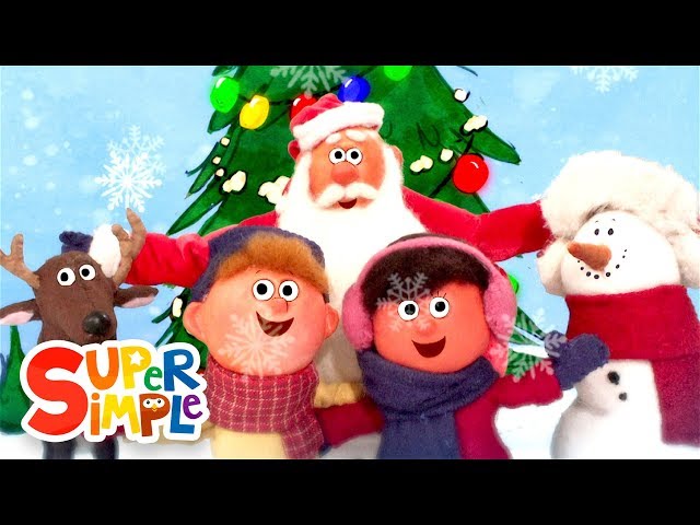 Hello, Reindeer | Children's Christmas Song | Stop Motion Animation | Super Simple Songs