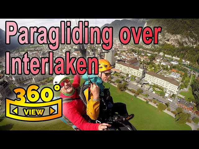 Paragliding in 360°