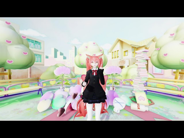 MMD VR180[Test] / *빵룽 - 귀요미송