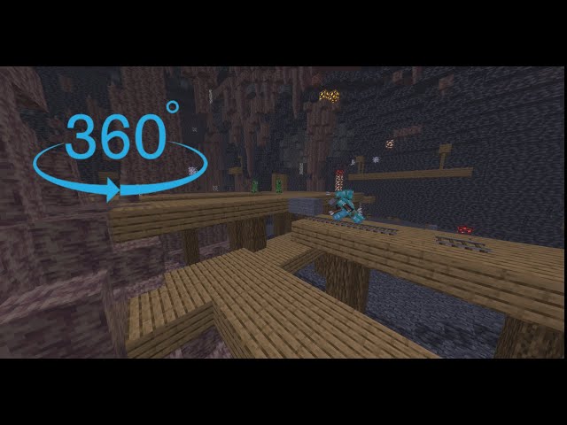 Minecraft 360° Abandoned Mineshaft Adventure!